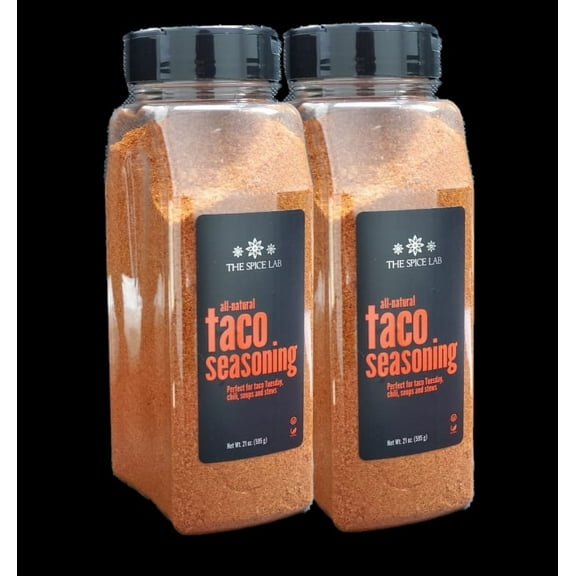 The Spice Lab All Natural Taco Seasoning (21 Ounce 2 Pack)