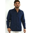 thumbnail image 4 of Bohio Guayabera Shirt For Men - Linen Chacavana 4-Pocket Beach Wedding Mexican (8) Colors -Mls501, 4 of 8