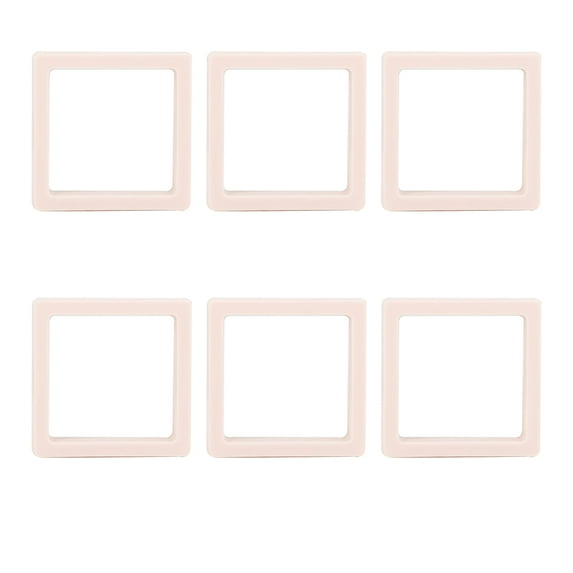 6PCS ,Jewelry Storage Rack for Ring Necklace Bracelet Earring, Transparent Container Box