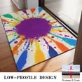 thumbnail image 3 of Colorful Paint Splash Burst Door Rugs,Washable Non Slip Door Mats Indoor,Decorative Door Mats,Entry Mat Indoor for Entrance,Bedroom,Kitchen,Bathroom,20"x32", 3 of 6