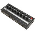 thumbnail image 2 of Headphone Amplifier Professional Low Noise Mini High Power 8 Channel Stereo Headphone Amplifier 100?240V US Plug, 2 of 5