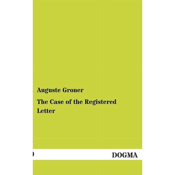 The Case of the Registered Letter (Paperback)