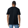 thumbnail image 3 of Gildan Men's V-Neck Short Sleeve T-Shirt Softstyle Casual Shirt, XL Size, Black Color Tees, Single Pack, 3 of 5