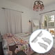 thumbnail image 2 of 4 sets Hoon Glay Cortina Poste Soportes Soportes Cortina Varilla Encienda Soportes, 2 of 5