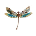 thumbnail image 1 of Eangee Home Design m4001 Dragonfly Wall Decor, Golds & Aqua, 1 of 1