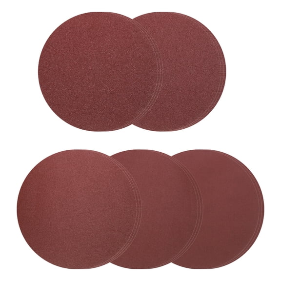 15pcs 8-Inch Sanding Discs, 40/60/80/120/180 Grits Aluminum Oxide Hook & Loop Stick Back Sandpapers Round Sander Papers, Sand Auto Car Paint, Wood, Metal (3pcs of Each Grit)