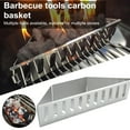 2 Pcs Stainless Steel Charcoal Basket Holder for Grilling Contoured