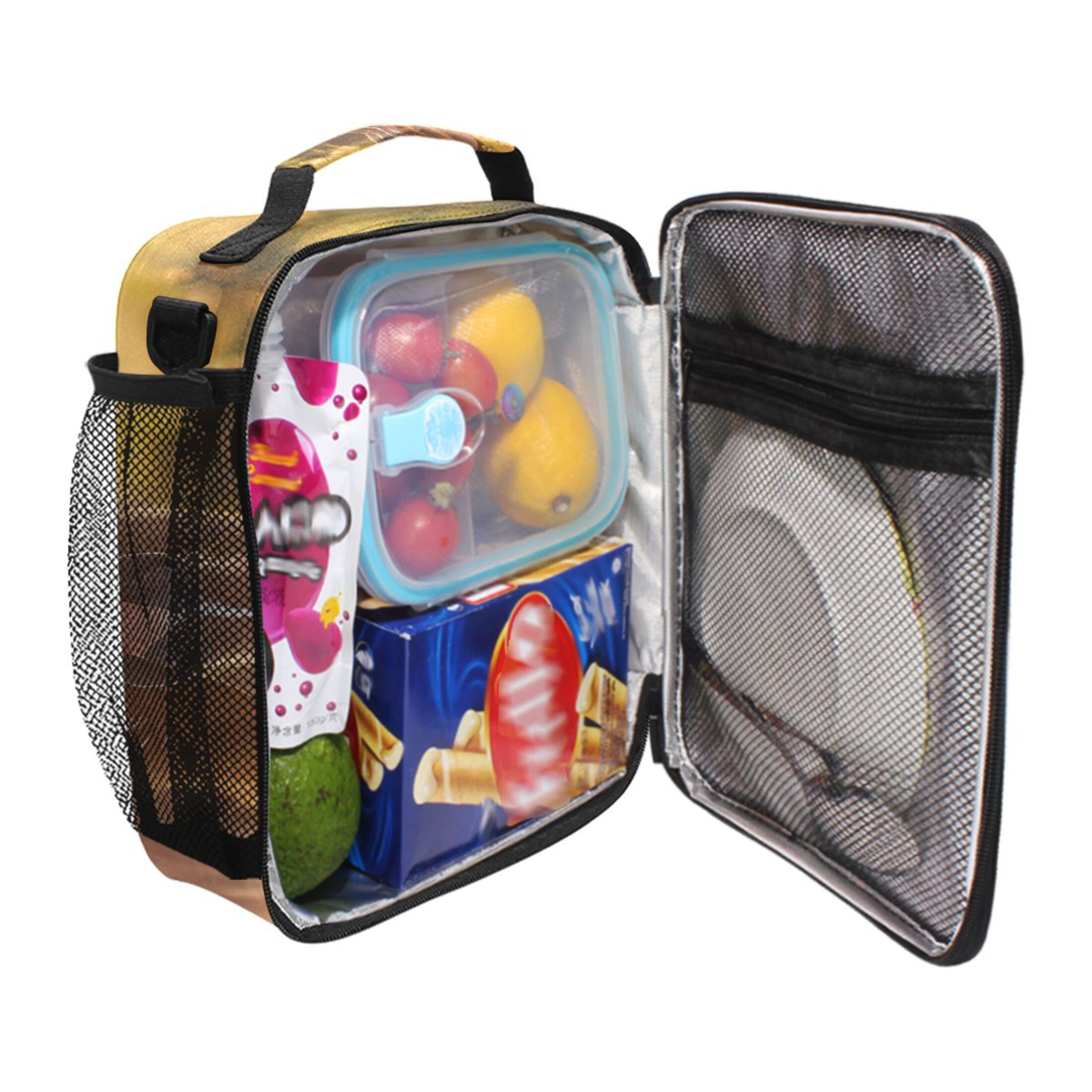 ALAZA Horses and Sunset Lunch Box Insulated Lunch Bag Reusable Thermal Cooler Tote School Picnic