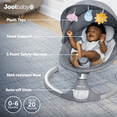 thumbnail image 5 of Jool Baby Nova Swing for Newborns with Bluetooth & Remote Control (Updated Model, Gray), 5 of 9