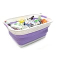 thumbnail image 6 of SAMMART Collapsible Plastic Laundry Basket - Foldable Pop Up Storage Container/Organizer - Portable Washing Tub - Space Saving Hamper/Basket, 6 of 6