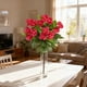 thumbnail image 5 of Decoraciones para San Valentín, adornos para San Valentín, regalos para San Valentín, decoraciones navideñas, flores artificiales de azalea e impatiens de 5 cabezas, flores artificiales de plástico., 5 of 5