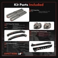 thumbnail image 2 of A-Premium 8PCS Engine Timing Chain Kit W/Tensioner & Guide Compatible with Ford & Lincoln - F-150, F-250, F-350 Super Duty, F-450 Super Duty, Expedition, E-150 Econoline, E-350 Super Duty, Navigator, 2 of 9