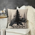 thumbnail image 2 of YINGXI Lake Camper Throw Pillow Covers This is Our Quote Cushion Covers Bear Woods Camping/Cabin Rustic Decorative Pillowcases for Sofa Couch Porch 22x22in, 2 of 5
