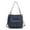 Navy, variant on MKF Collection Yves Vegan Leather Women's Hobo Bag, Fashionable Shoulder Purse Handbag by Mia K - Mustard