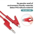 thumbnail image 1 of 1M DC Banana Plug Multimeter Voltage Test Power Cable Plug Multimeter Power Portable Soft PVC Testing Wire Electronic Detecting Accessory Green, 1 of 9