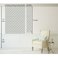 thumbnail image 5 of Ambesonne Vintage Rustic Peel & Stick Wallpaper for Home, Diagonal Waves Print, 13"x72", Grey and Pale Almond Green, 5 of 5