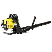 SESSLIFE Backpack Blower, Cordless Leaf Blower, 52CC 2-Cycle Gas Backpack Leaf Blower with Extended Tube, Black & Yellow