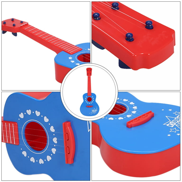 1pc Plastic Guitar Toy Children Early Educational Music Instrument Toy
