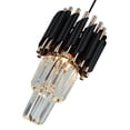 thumbnail image 2 of Mini Candil DE Una LUZ LA LUZ DE VICTORIA Cristal Dorado con negro, 2 of 3