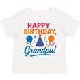 thumbnail image 3 of Inktastic Happy Birthday Grandpa Party Hat Balloons Boys or Girls Toddler T-Shirt, 3 of 5