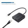 thumbnail image 5 of Cable Matters Adaptador Multipuerto USB C (USB C Hub DisplayPort 1.4) 2X USB 2.0 480Mbps Ethernet y Carga de 100W en Negro - Puerto Thunderbolt 4 / USB4 / Thunderbolt 3 Compatible con MacBook Pro, 5 of 5