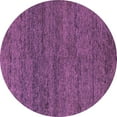 thumbnail image 1 of Ahgly Company Indoor Round Abstract Purple Modern Area Rugs, 8' Round, 1 of 4