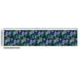 thumbnail image 3 of Tropical Fabric by the Yard, Botanical Illustration Along Exotic Leaves in Hand Painted Style, Decorative Upholstery Fabric for Sofas and Home Accents, Ceil Blue and Multicolor by Ambesonne, 3 of 5