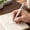 Black, variant on Decorative Hourglass Gel Pen, Rotating Barrel Journal Pen, Lightweight Writing Stationery for Home Office and Meeting Notes