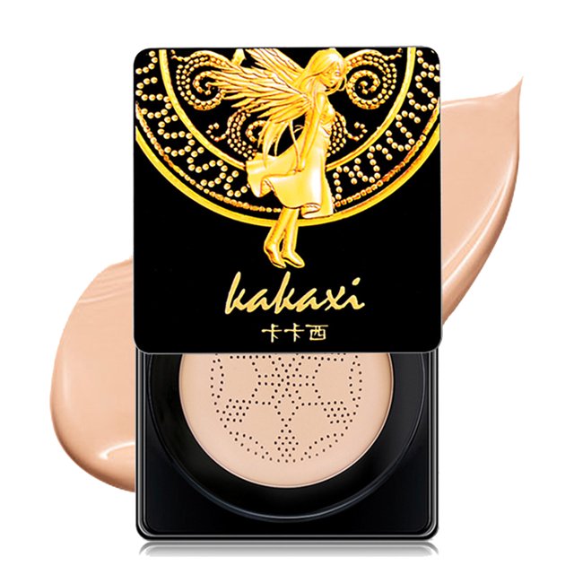 Crema correctora hidratante con almohadilla de aire con forma de hongo para controlar el aceite y las imperfecciones del rostro para mujeres y niñas