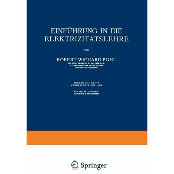 EinfÃ¼hrung in Die ElektrizitÃ¤tslehre, (Paperback)
