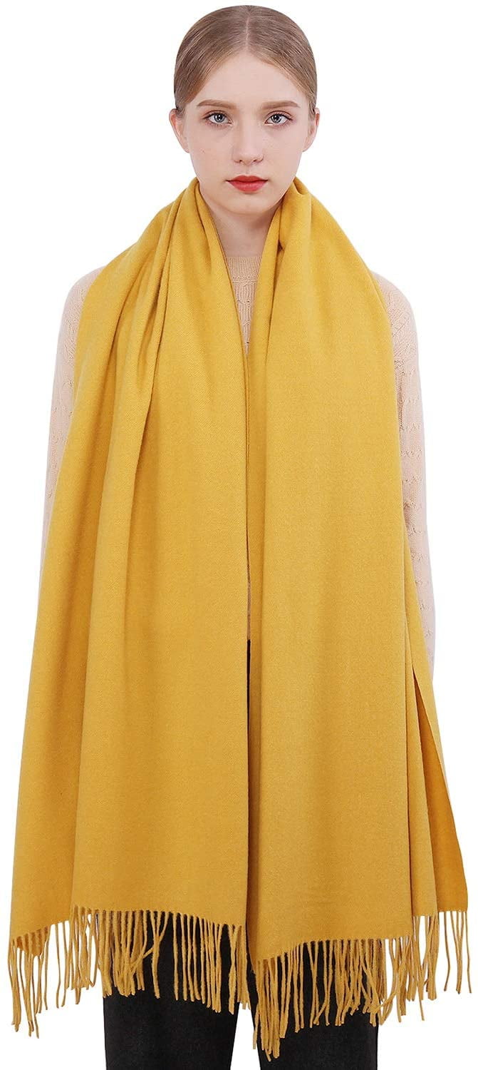 Yellow Scarfs for Women Lightweight Shawl Winter Clearance Lace Sheer Floral Tassel Wrap Chiffon Shawl Scarves 