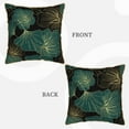 thumbnail image 6 of ZNDUO Throw Pillow, 18"x18" Bed Pillow and Couch Pillows - Indoor Decorative Pillows，Autumn Leaf Texture Throw Pillow, 6 of 8