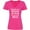 Hot Pink, variant on Inktastic Only the Best Sisters Get Promoted to Aunt Women's V-Neck T-Shirt