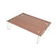 thumbnail image 4 of Mesa de camping pequeña, portátil y ultraligera, ideal para acampar al aire libre. Marrón claro, 4 of 9