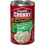 Campbell's Chunky Soup, Ready to Serve Healthy Request New England Clam Chowder, 18.8 oz Can