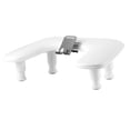 thumbnail image 2 of Reposabrazos de manicura para técnicos de uñas con soporte para teléfono móvil, cojín portátil para reposabrazos de uñas, soporte para muñecas y Blanco, 2 of 8