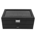 thumbnail image 2 of Caja De Presentación De Relojes, Caja De Reloj De 24 Ranuras De Fibra De Carbono Para El Hogar Para Entusiastas De Los Relojes, 2 of 7