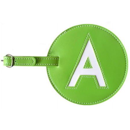 A Initial Luggage Tag - Set of Two