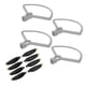 thumbnail image 3 of Protectores de hélice Golden Edge de 4 piezas y 2 juegos de hélices negras 4726F para dron MAVIC MINI con mejora de seguridad, 3 of 8