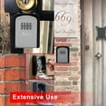 thumbnail image 2 of Key Lock Box, Combination Lock Box with Code for House Key Storage, Combo Door Locker (Black-1pack), 2 of 7