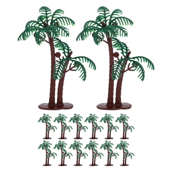 LOLIPPYY 15Pcs Small Artificial Palm Trees for Home Decor and Landscape Crafting with Versatile Use