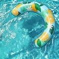 thumbnail image 6 of Inflatable Donut Swim Float, Pool Water Tube, Thick PVC Floating Ring for Outdoor Summer Use, Durable Lightweight Design with Fast Inflate Deflate Faucet for Lake Beach Leisure Activities, 6 of 6