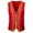 Red, variant on Oplxuo Men's Floral Embroidery Suit Vest Gothic V Neck Medieval Waistcoat Formal Business Slim Fit Sleeveless Tuxedo Jacket
