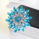 thumbnail image 2 of Accesorios Broches Boda Nupcial Gran Cristal Rhinestone Ramo Broche Pin para Mujer, 2 of 4