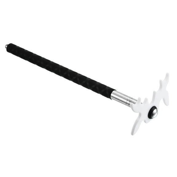 Uxcell Silicone Retractable Billiards Pool Cue Stick Bridge with Removable Plastic Bridge Head, White