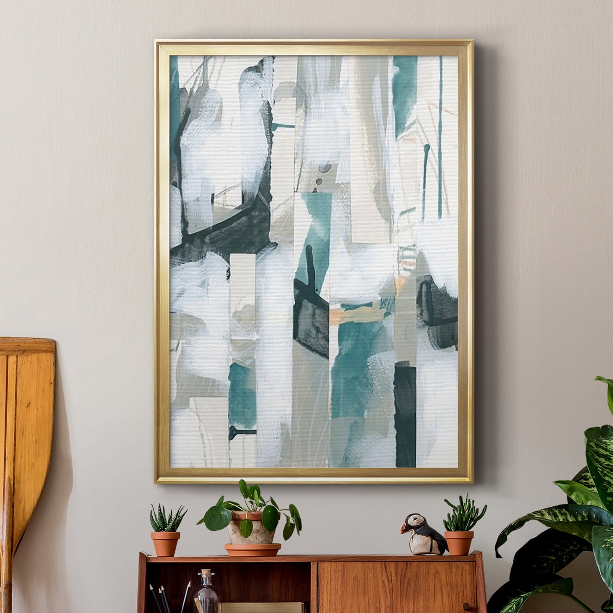 Sea Cavern Strata III Premium Framed Print, in Gold, Black, or Silver - Ready to Hang