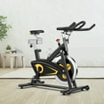 thumbnail image 2 of Costway Indoor Cycling Bike Magnetic Exercise Bike Stationary Belt Drive Gym Home Cardio, 2 of 12