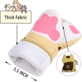 thumbnail image 3 of Guantes de cocina divertidos, accesorios de cocina, guantes de gato kawaii resistentes al calor para cocinar y hornear, 1 par de garras, 3 of 5