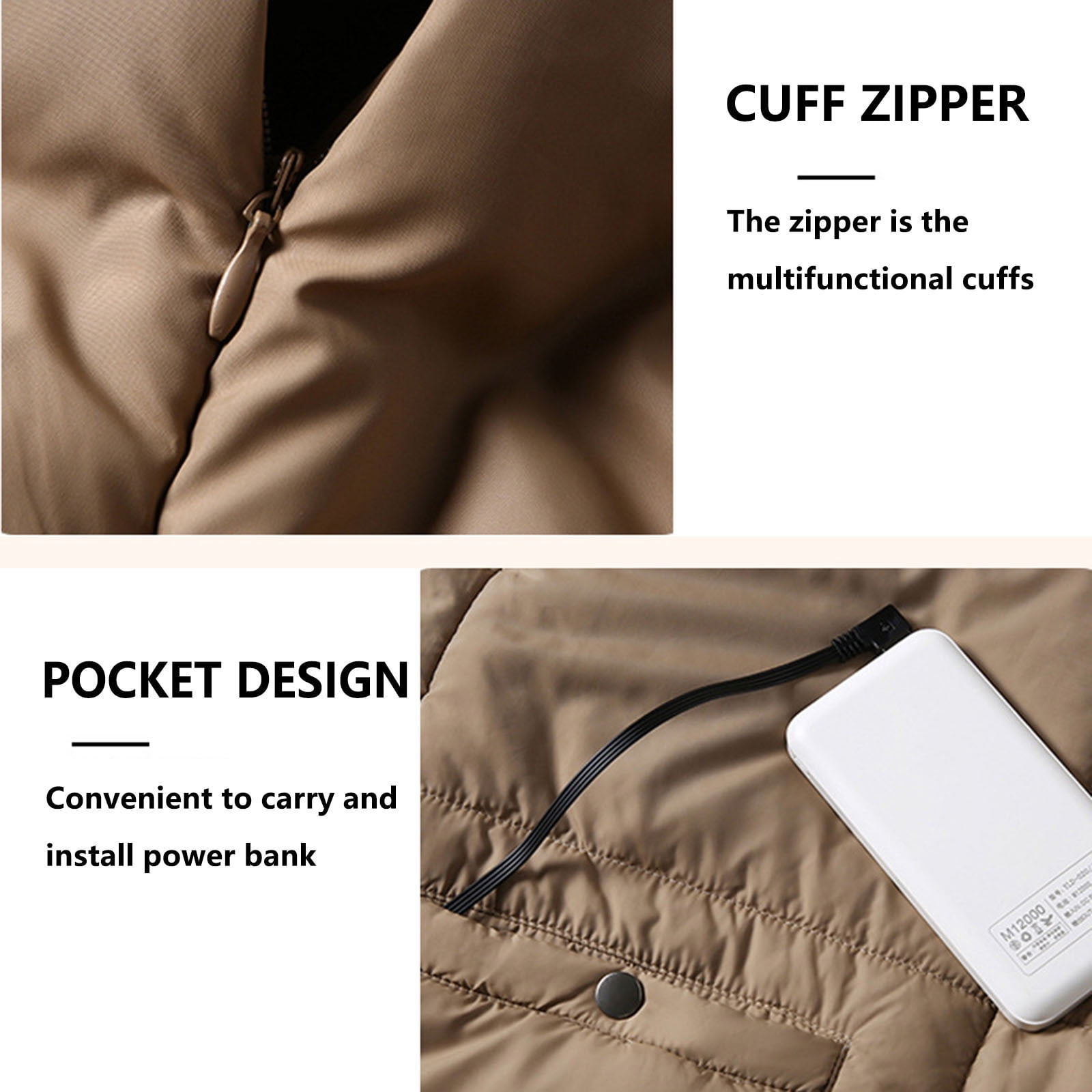 Electric Heated Blanket,Wearable Heated Shawl Blanket Battery Operated USB Cordless Wrap,USB Heated Blanket Portable Outdoor 3 Heating Levels,Thickened Heated Camping Blanket for Travel Home