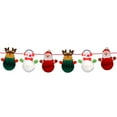 thumbnail image 2 of Christmas Paper Banner Christmas Decorations, Christmas Honeycomb Balls Pom Flowers with Santa Claus + Snowman + Elk,Hanging Paper Balls Pull Flower for Christmas Party Decor Home Decor, 2 of 6